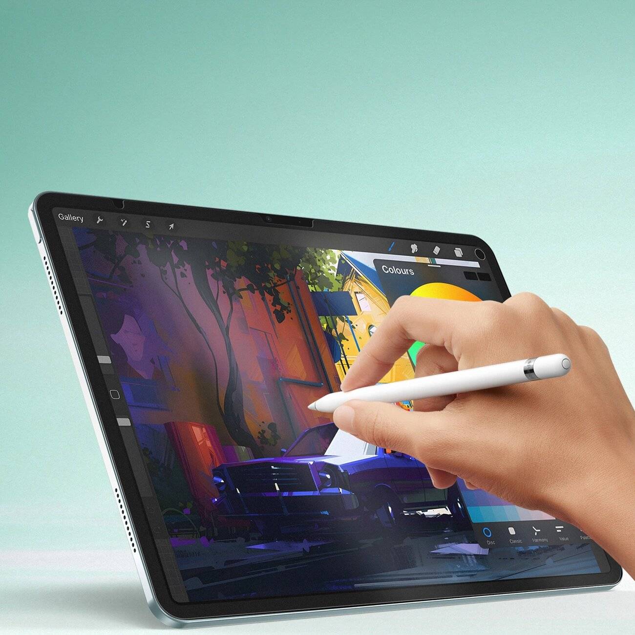 Dux Ducis Naad Paperlike Matte Displayschutzfolie iPad Air 11″ 2024/2025 – schwarzem Rahmen