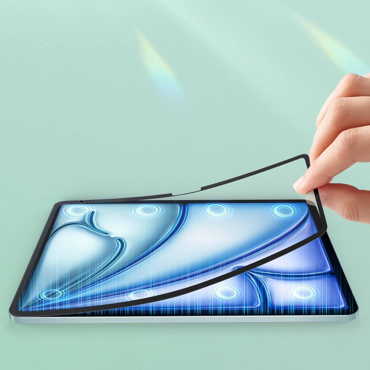 Dux Ducis Naad Paperlike Matte Displayschutzfolie iPad Air 13″ 2024/2025 – schwarzem Rahmen