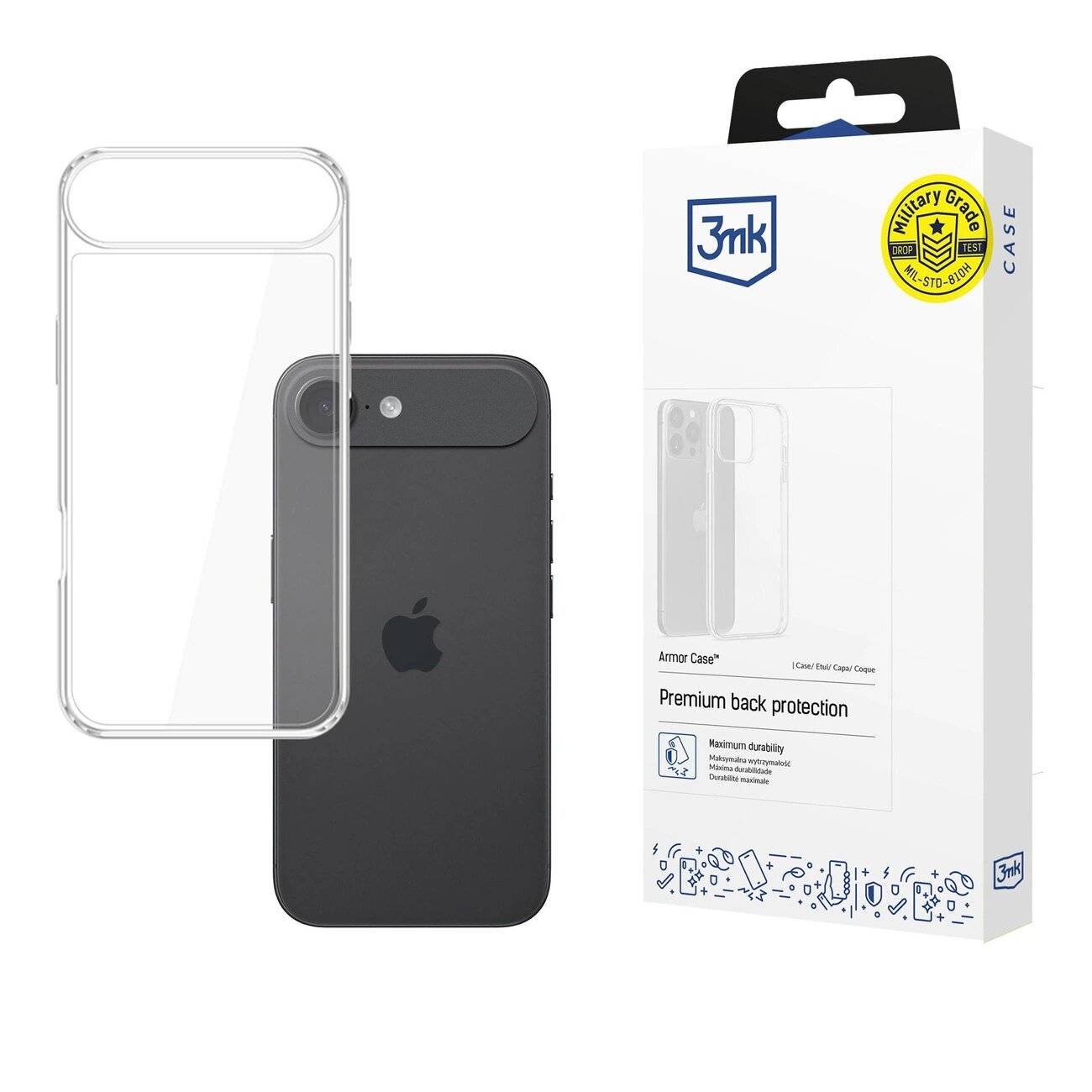 3mk Armor Case Apple iPhone 17 Air - Transparent