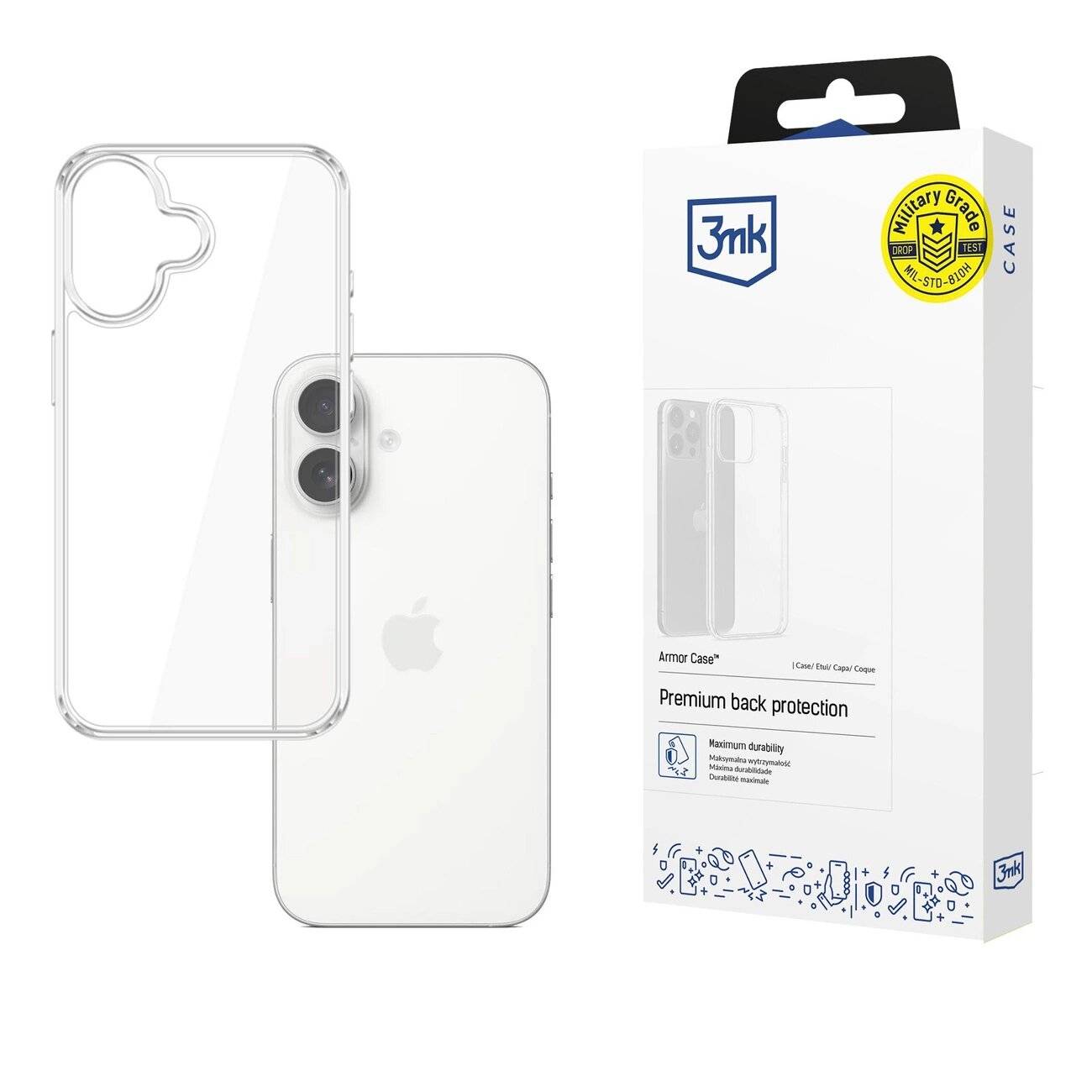 3mk Armor Case Apple iPhone 17 - transparent
