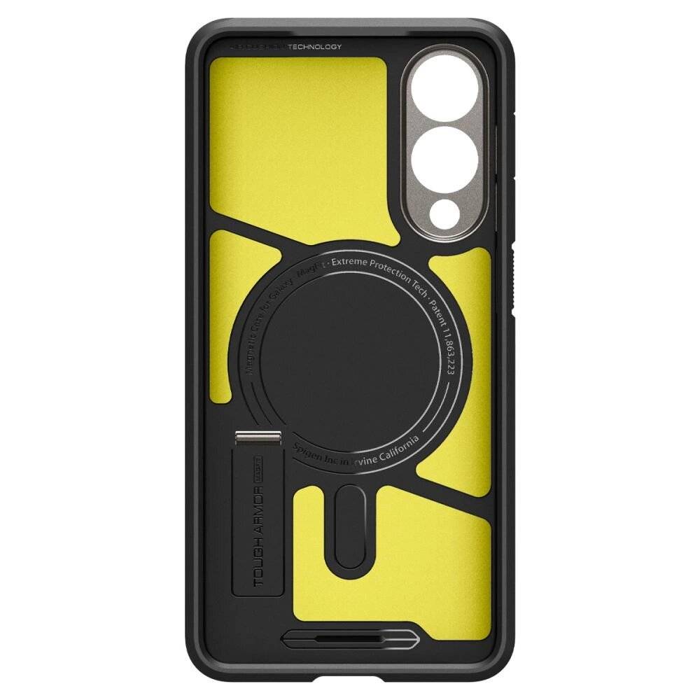 Spigen Tough Armor MagSafe Case Samsung Galaxy S25 Edge - Grau/Schwarz