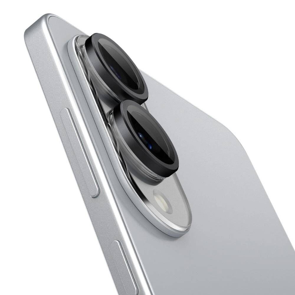 Spigen Optik Pro GLAS.TR "Ez Fit" 2er-Pack Kamera-Cover Samsung Galaxy S25 Edge - Schwarz