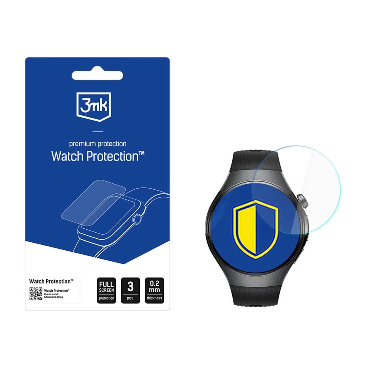 Smartwatch-Displayschutz 3mk Watch Protection ARC Huawei 5 46 mm