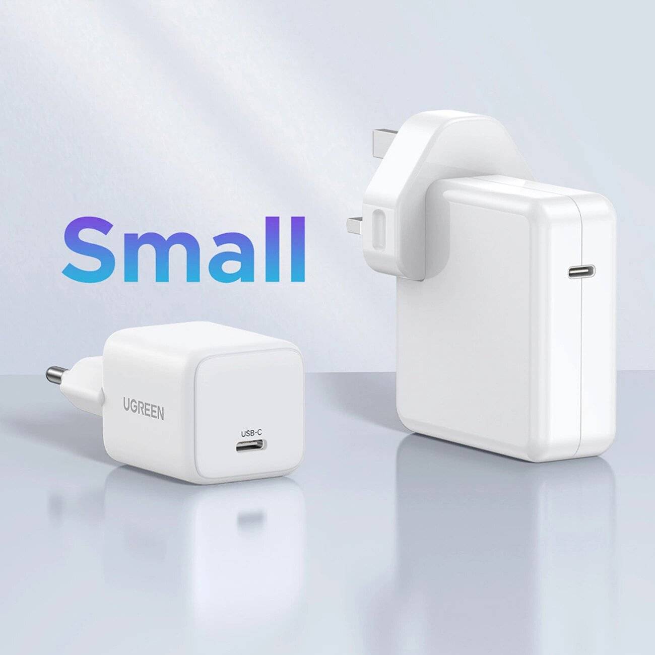 Ugreen X512 20W GaN 1x USB-C Wandladegerät - Weiß