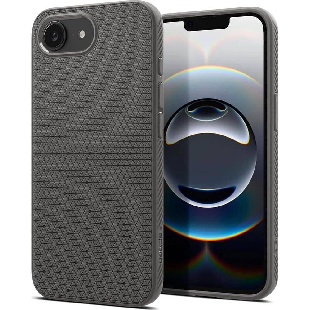Spigen Liquid Air Case iPhone 16e - Grau