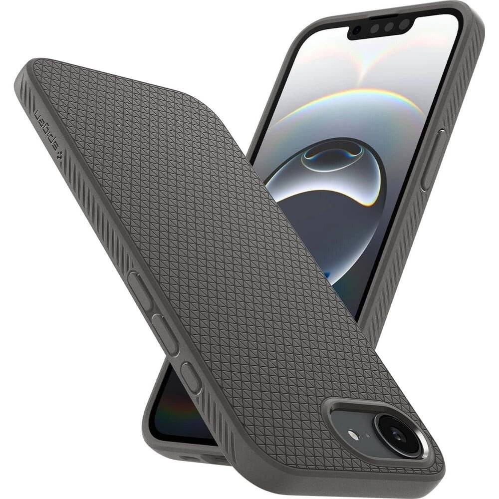 Spigen Liquid Air Case iPhone 16e - Grau