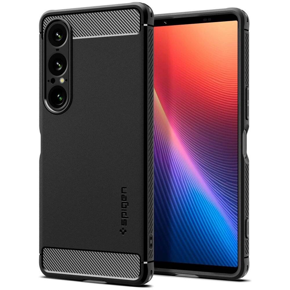 Spigen Rugged Armor Case Sony Xperia 1 VII - Mattschwarz