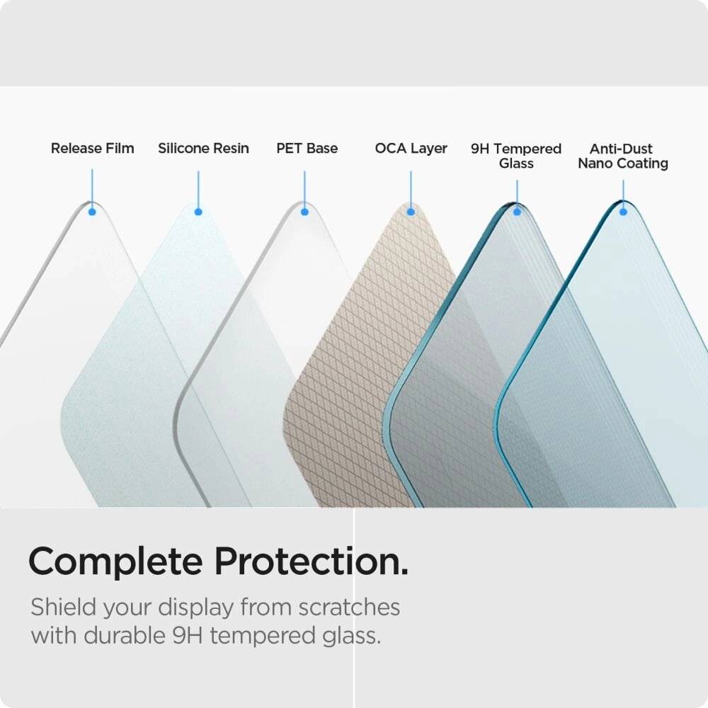 Spigen Glas.tR Slim 2er-Pack Schutzglas Samsung Galaxy Xcover 7 / Pro - Transparent