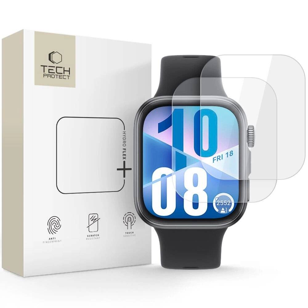 Tech-Protect Hofi Hydro Flex+ 2er-Pack Hydrogelfolie Huawei Watch Fit 3 / 4 - transparent