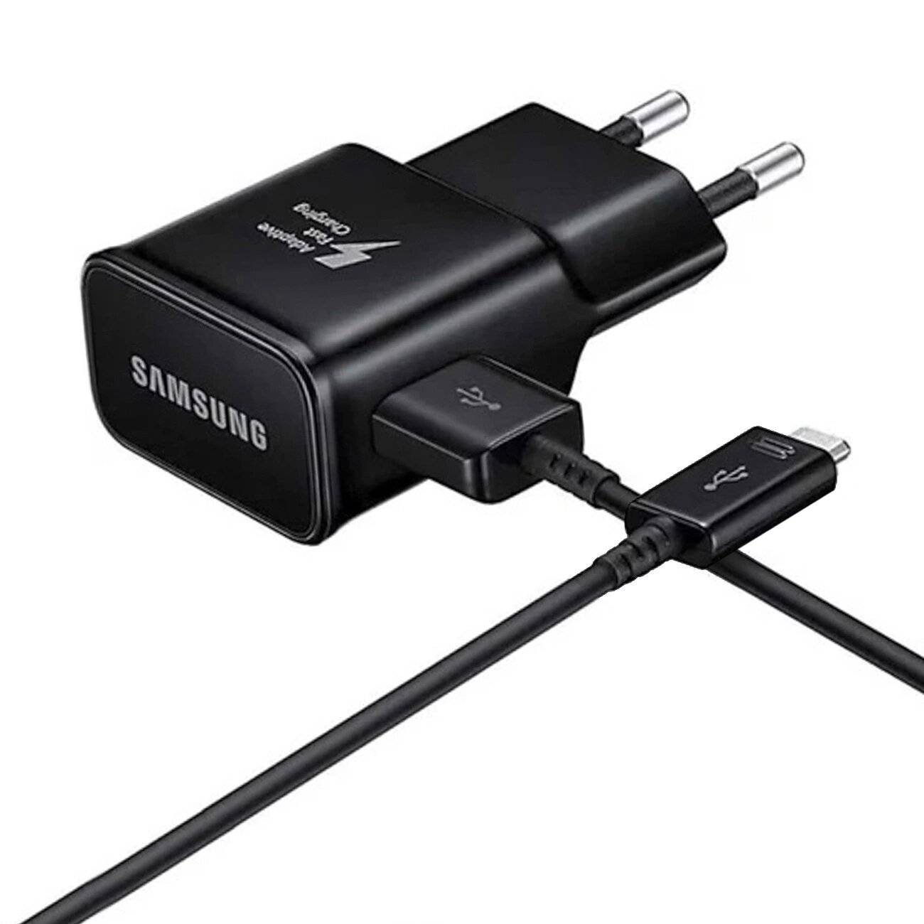 Samsung EP-TA200EBE USB-A 15W Wandladegerät EP-DR140ABE - USB-C Kabel OOB Bulk Ersatzverpackung
