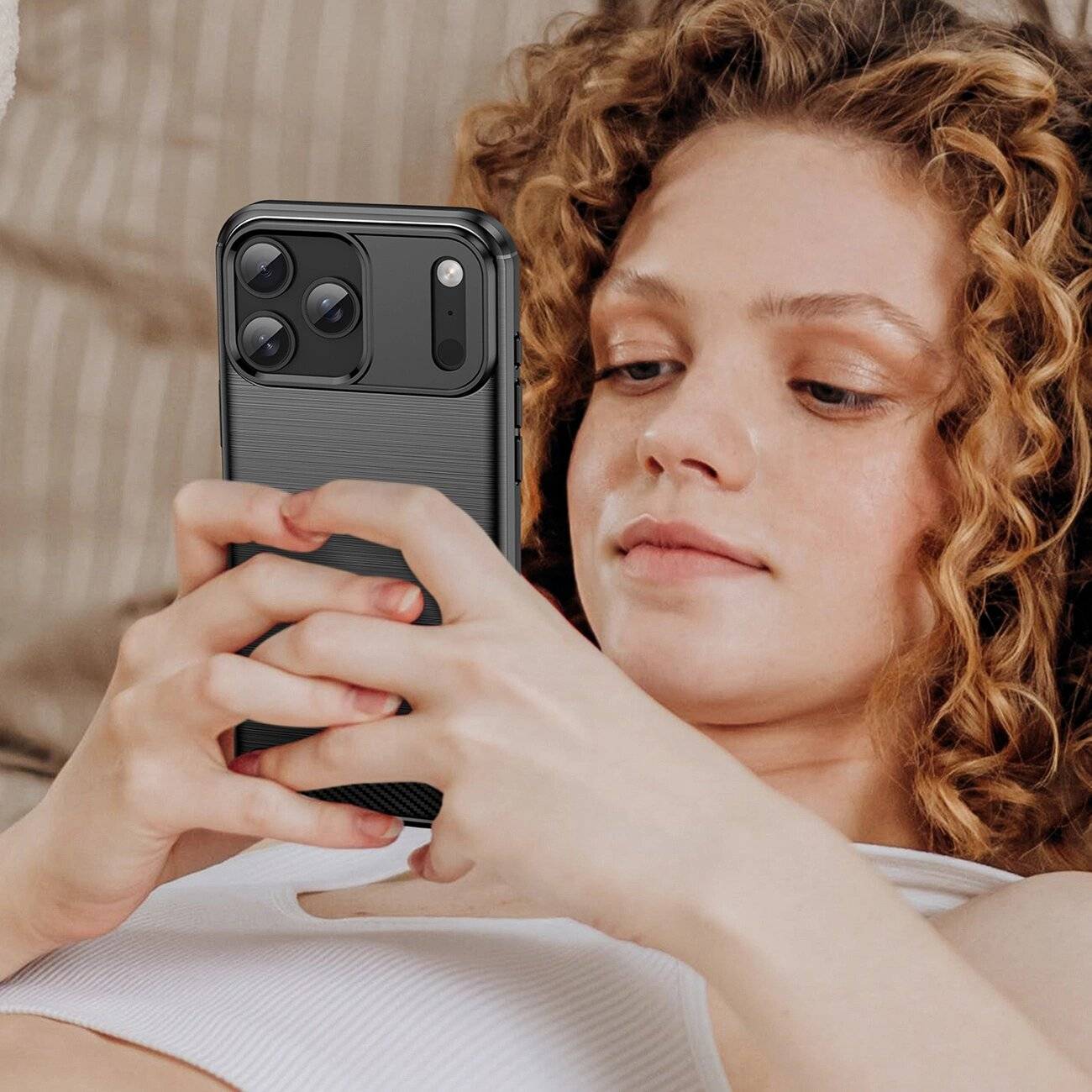 Carbon Case iPhone 17 Pro Max - Schwarz