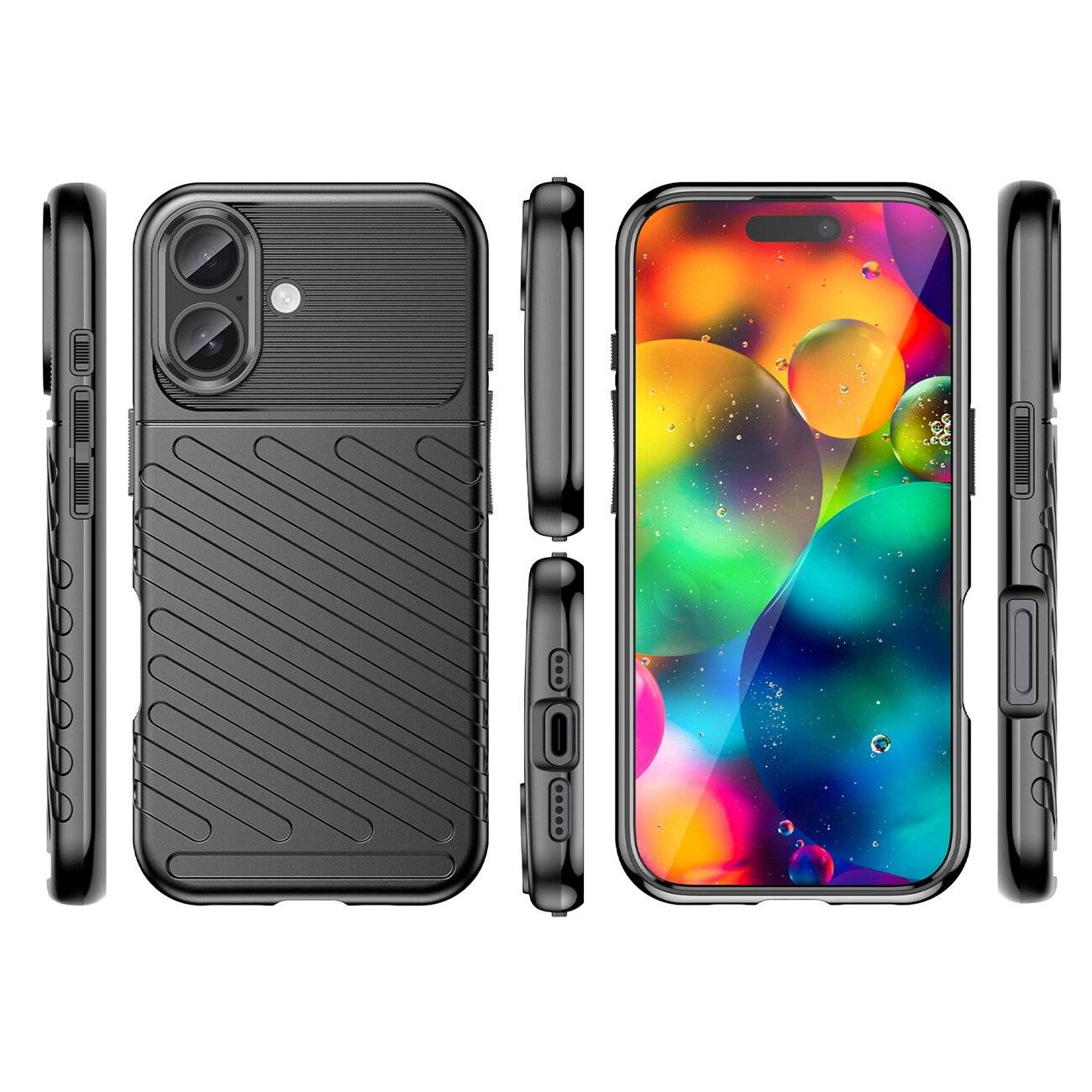 Thunder Case iPhone 17 - Schwarz