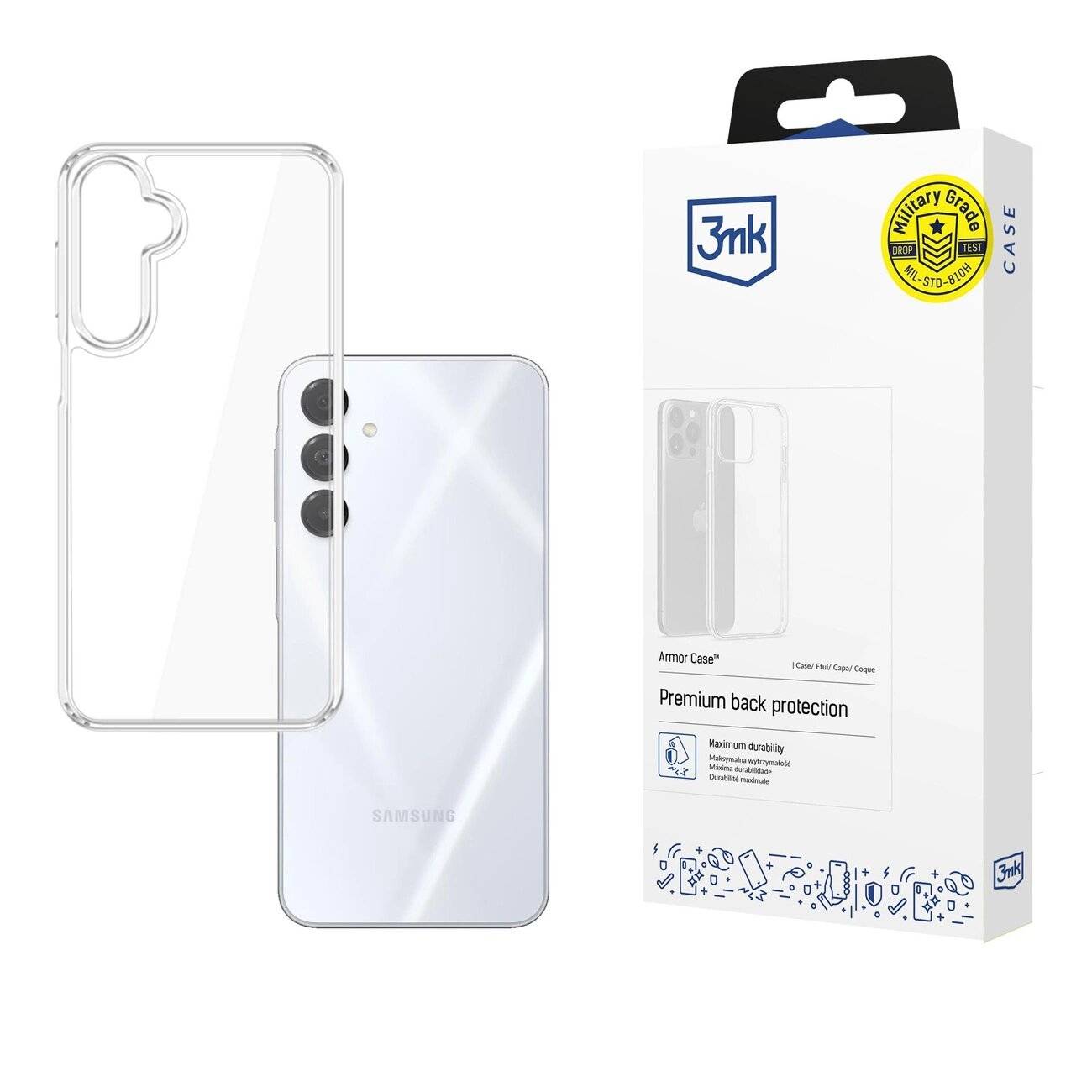 3mk Armor Case Samsung Galaxy A17 5G - Transparent