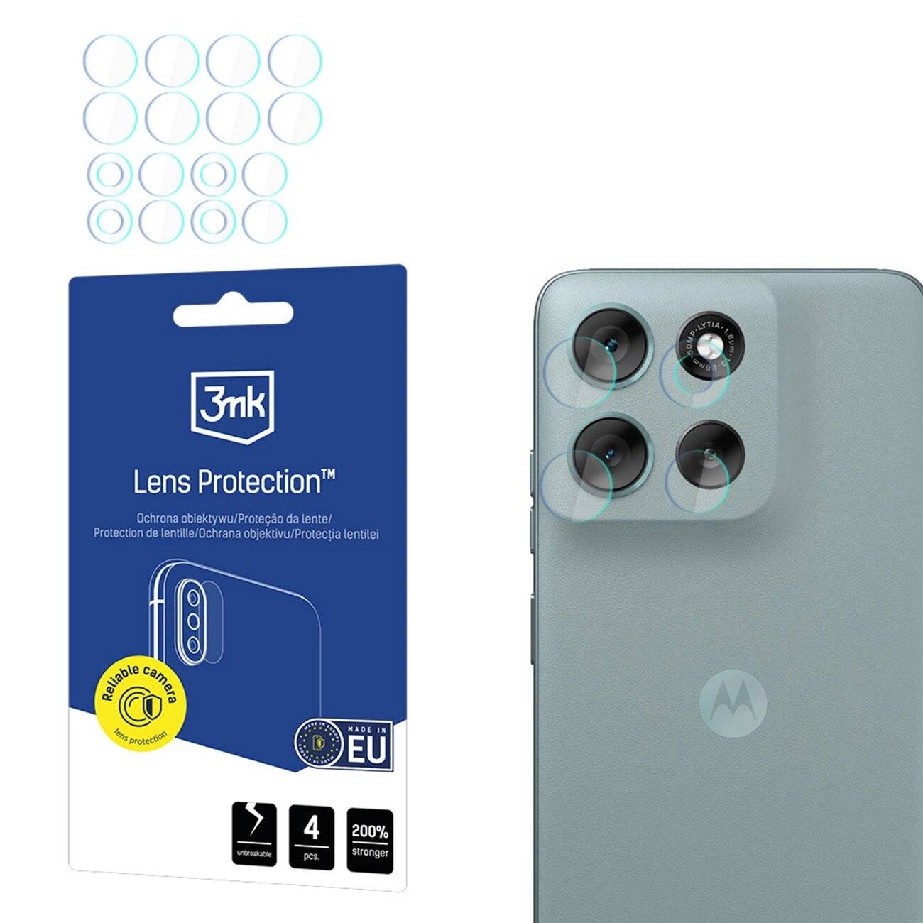 3mk Objektivschutz Hybridglas Kameraobjektiv Motorola Moto G56