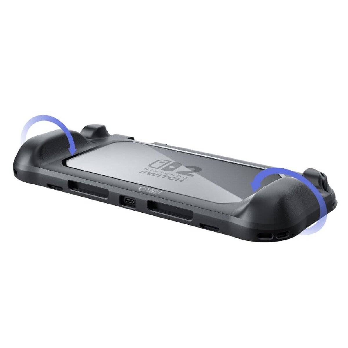 Tech-Protect MagMat-Hülle Nintendo Switch 2, Schwarz Transparent