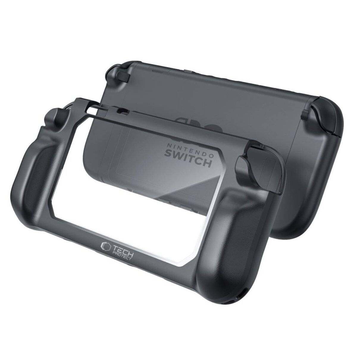 Tech-Protect MagMat-Hülle Nintendo Switch 2, Schwarz Transparent