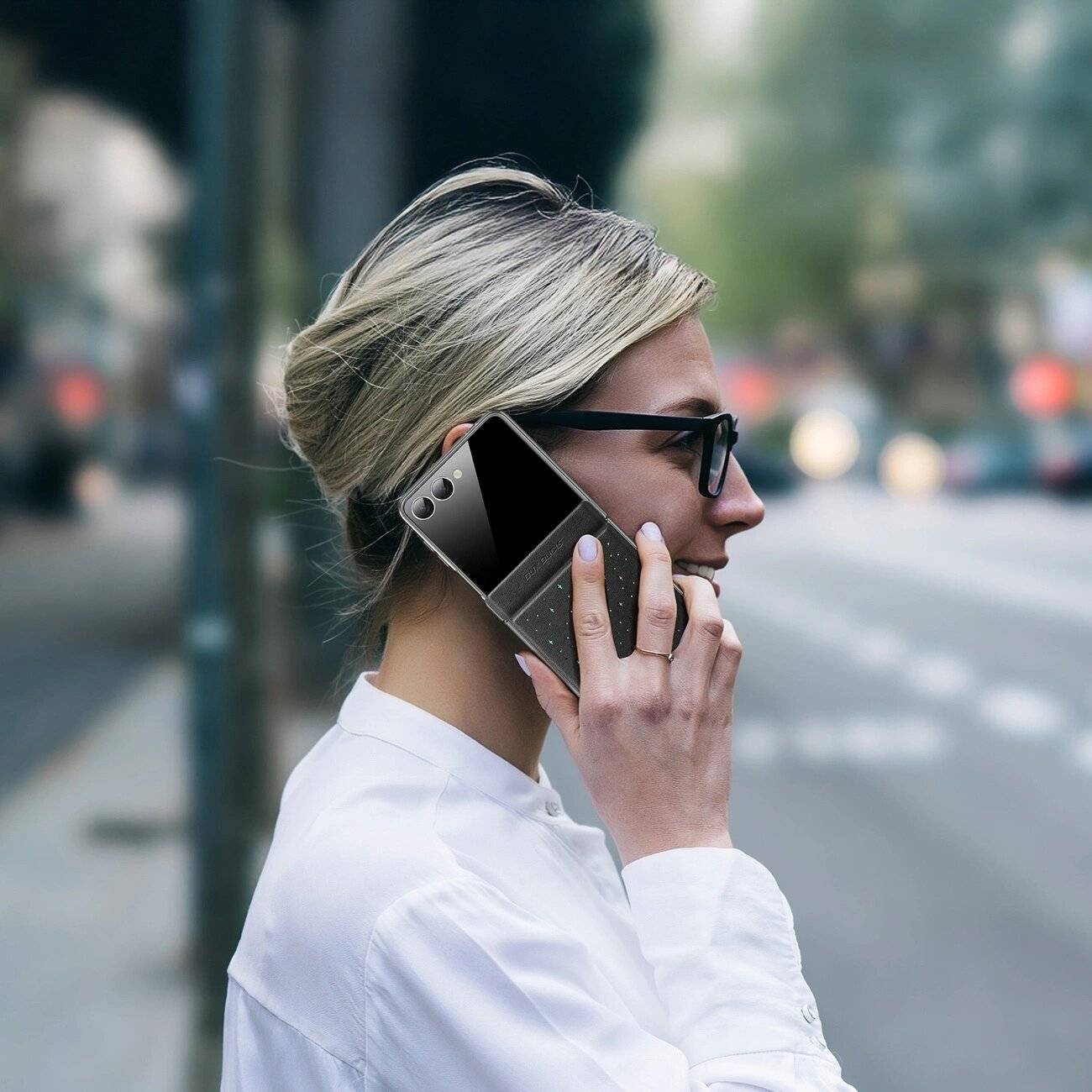 Dux Ducis Stex Case Samsung Galaxy Z Flip7 - Schwarz