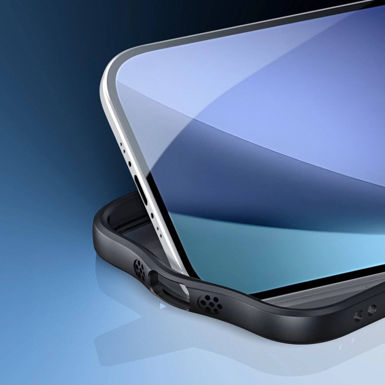 Dux Ducis Aimo Mag Case Magnetring Ständer iPhone 17 Air – Schwarz