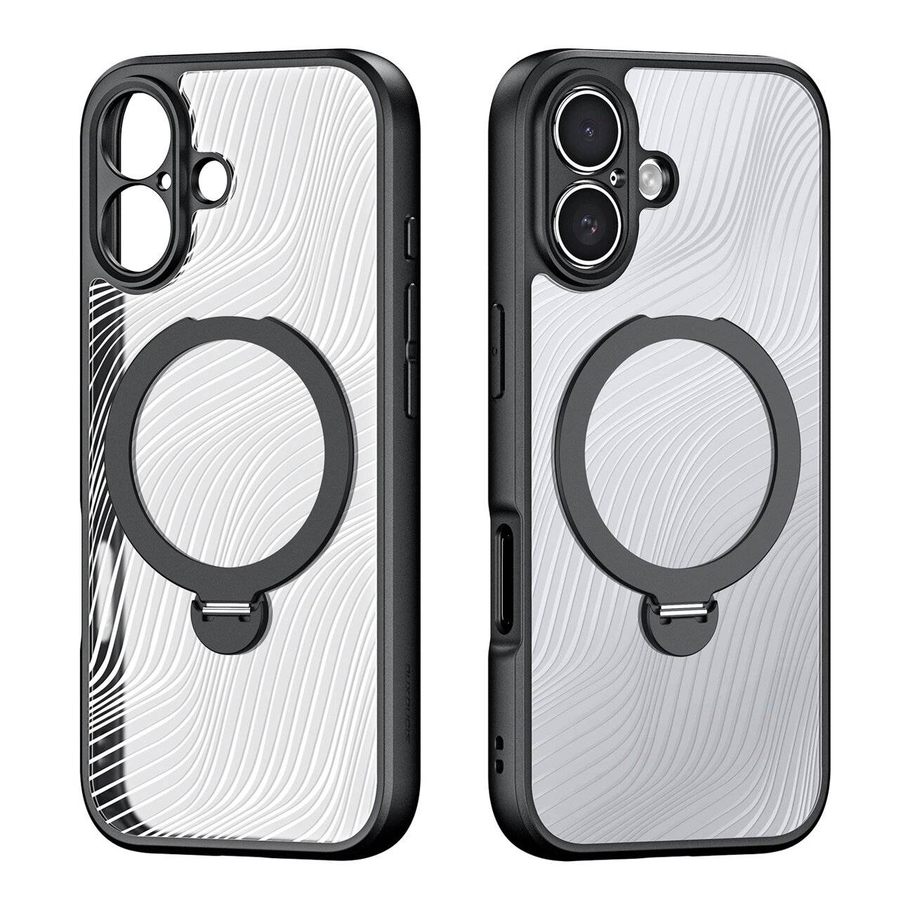 Dux Ducis Aimo Mag Case Magnetring Ständer iPhone 17 – Schwarz