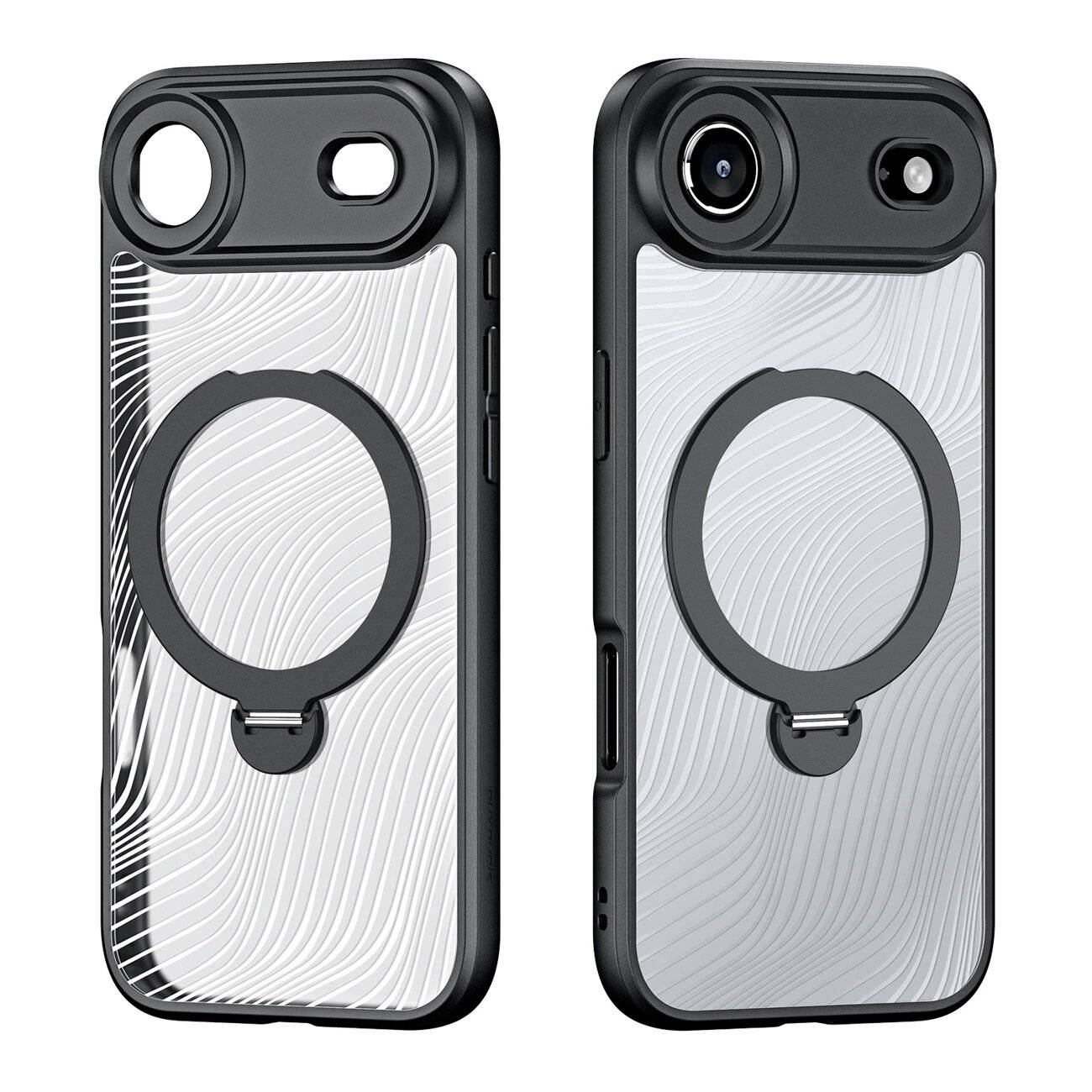 Dux Ducis Aimo Mag Case Magnetring Ständer iPhone 17 Air – Schwarz
