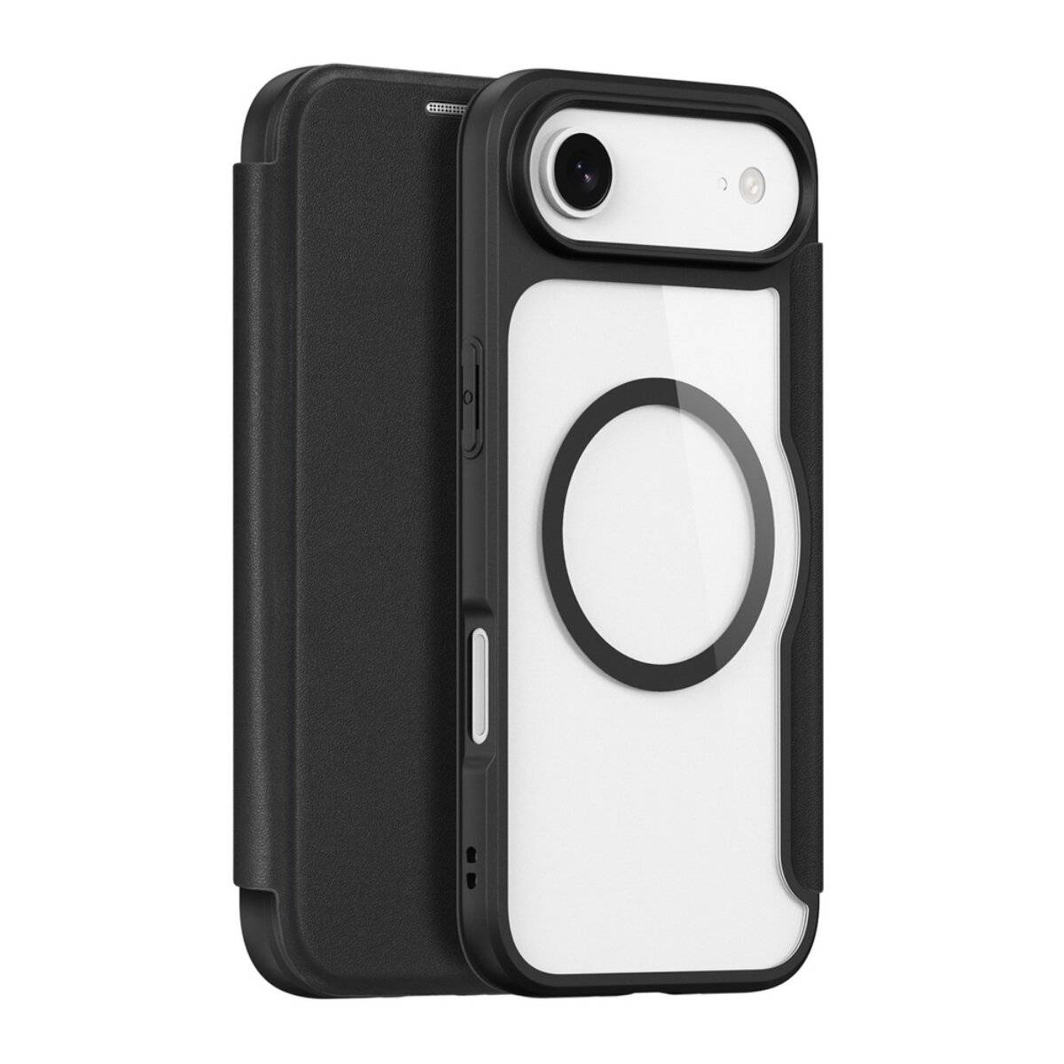 Dux Ducis Skin X Pro iPhone 17 Air Hülle Wallet, MagSafe kompatibel - Schwarz
