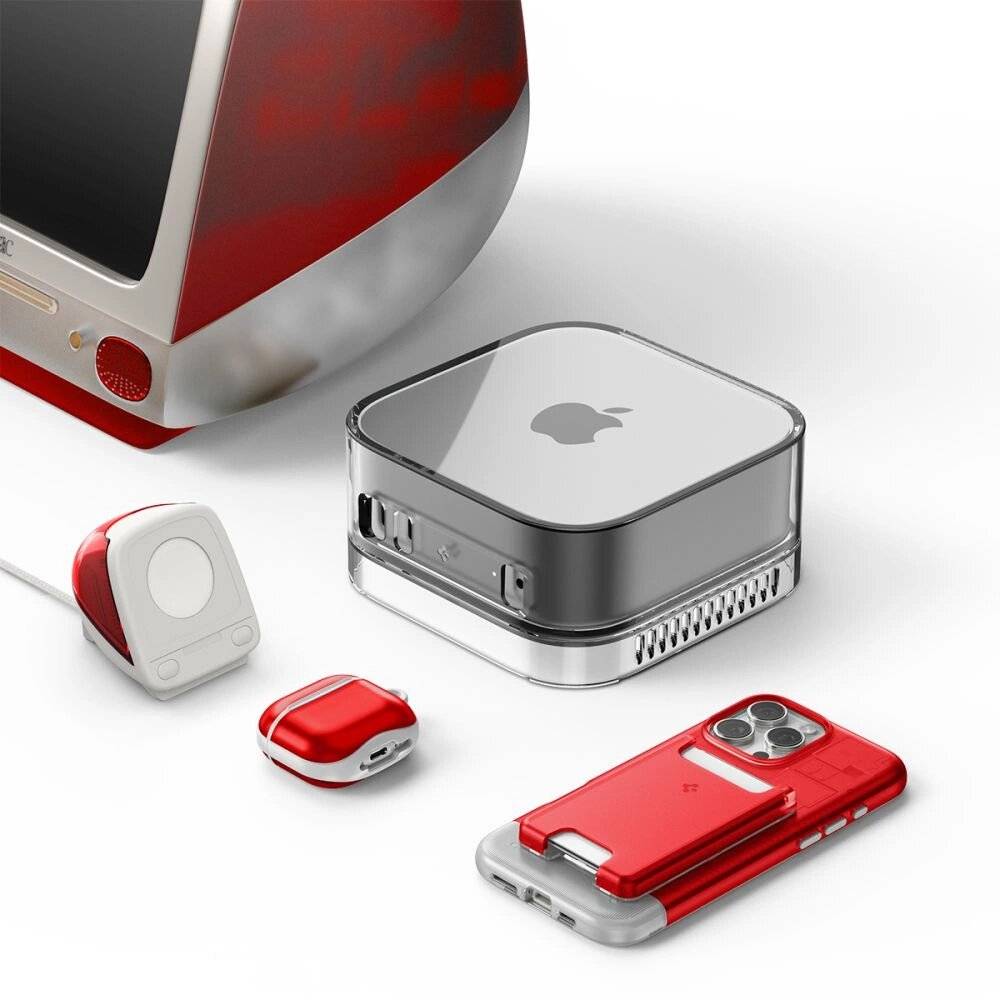 Spigen Classic C1 Ständer Apple Watch - Rot