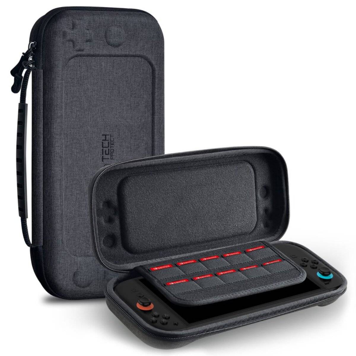 Tech-Protect Hardpouch-Hülle Nintendo Switch 2 - Grau