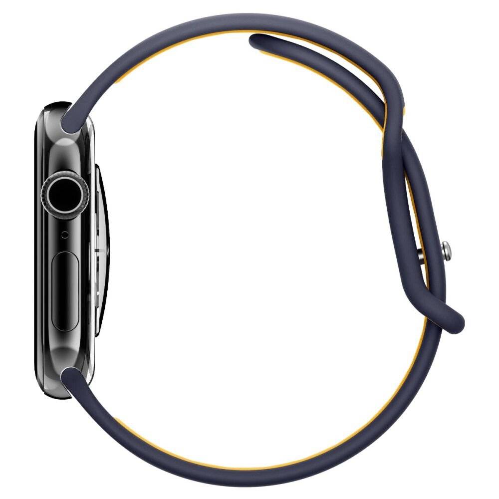 Spigen Nano Pop Strap Apple Watch 44 / 45 46 49 mm - Marineblau Gelb