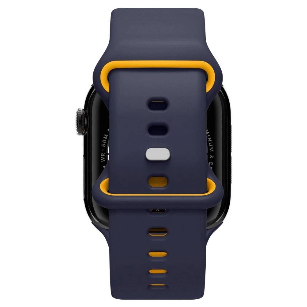 Spigen Nano Pop Strap Apple Watch 44 / 45 46 49 mm - Marineblau Gelb