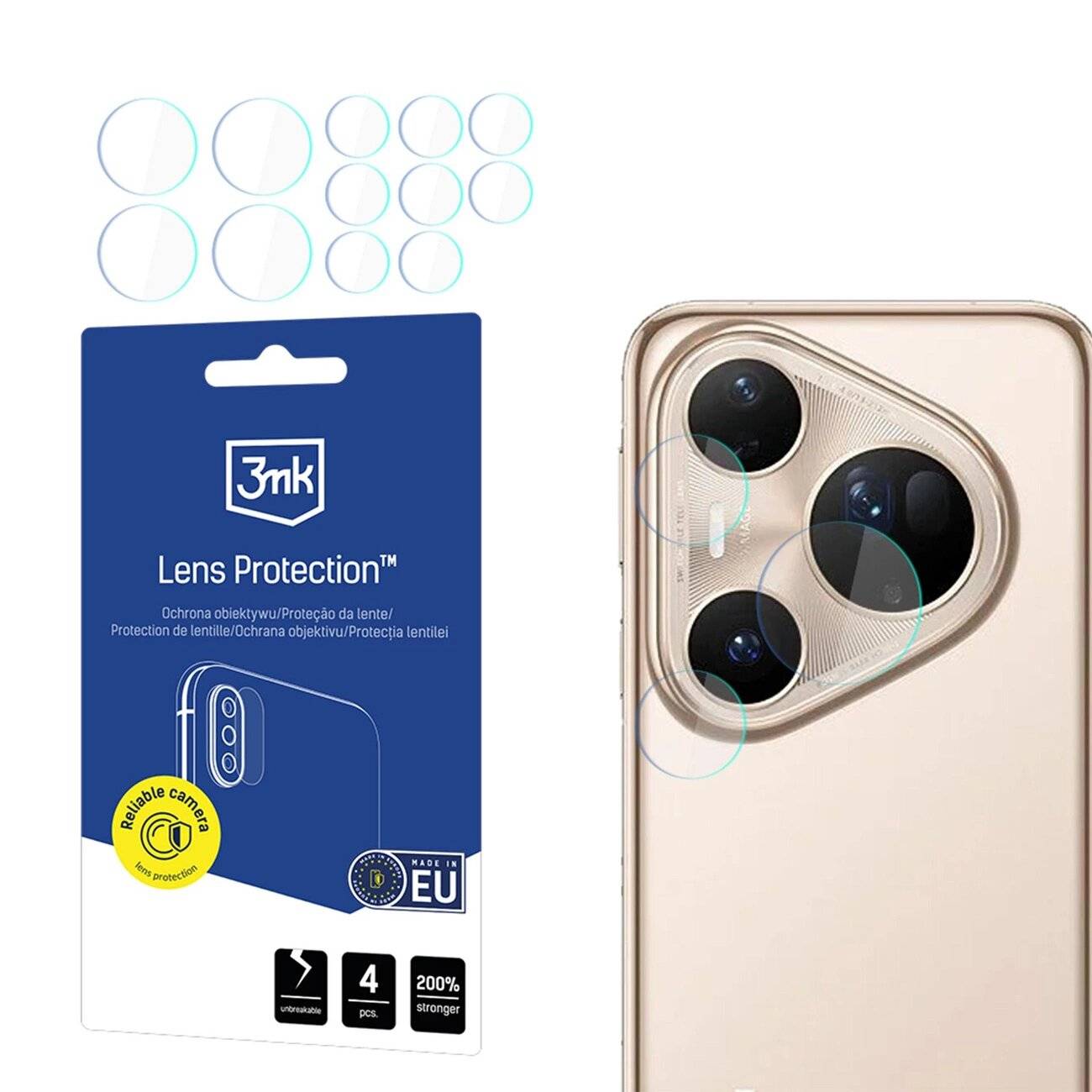 3mk Objektivschutz Hybridglas Kameraobjektiv Huawei Pura 80 Ultra
