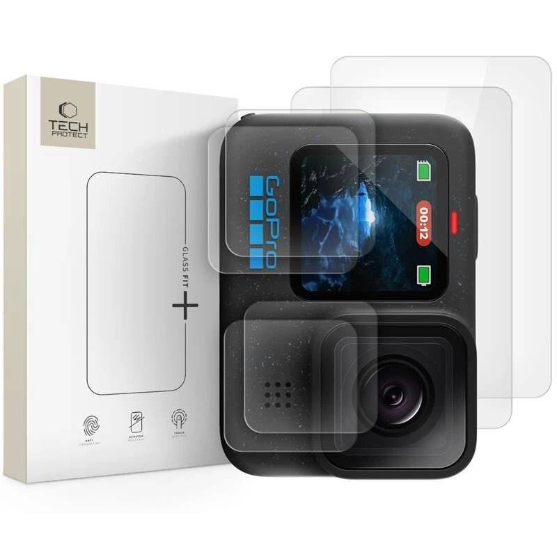 Tech-Protect Glass Fit+ 2er-Pack Schutzglas GoPro Hero 9 / 10 11 12 - transparent