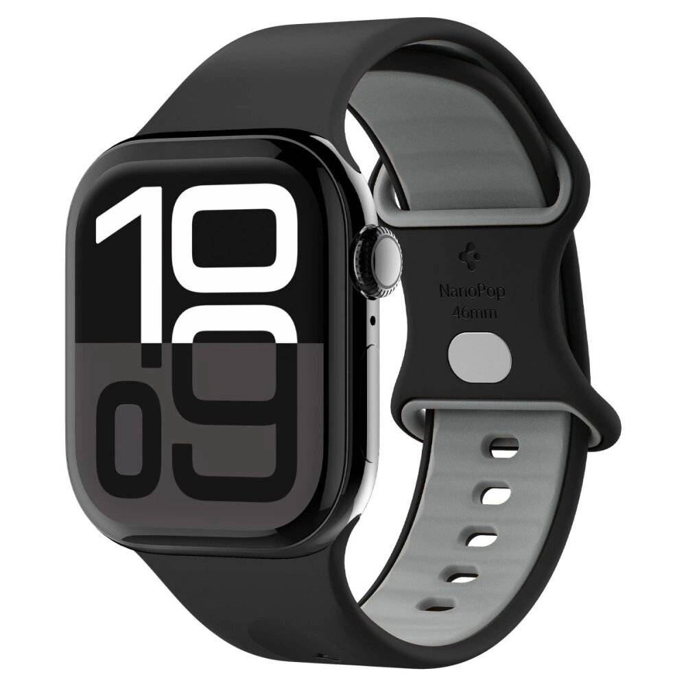 Spigen Nano Pop Strap Apple Watch 44 / 45 46 49 mm - Schwarz Grau