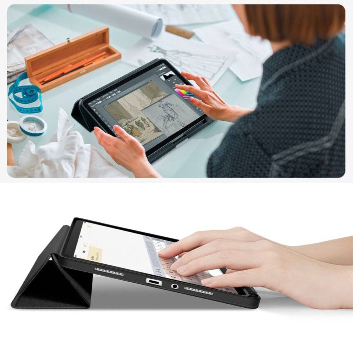 Tech-Protect SC Pen Case Xiaomi Redmi Pad 2 11.0 - Schwarz
