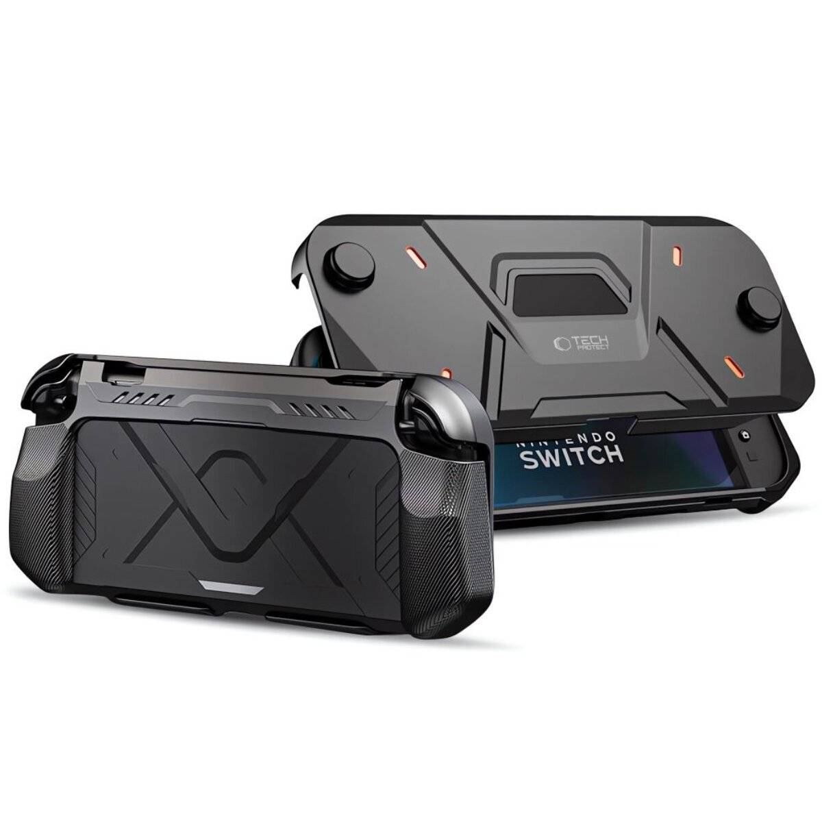 Tech-Protect Carbonox-Hülle Nintendo Switch 2, Schwarz