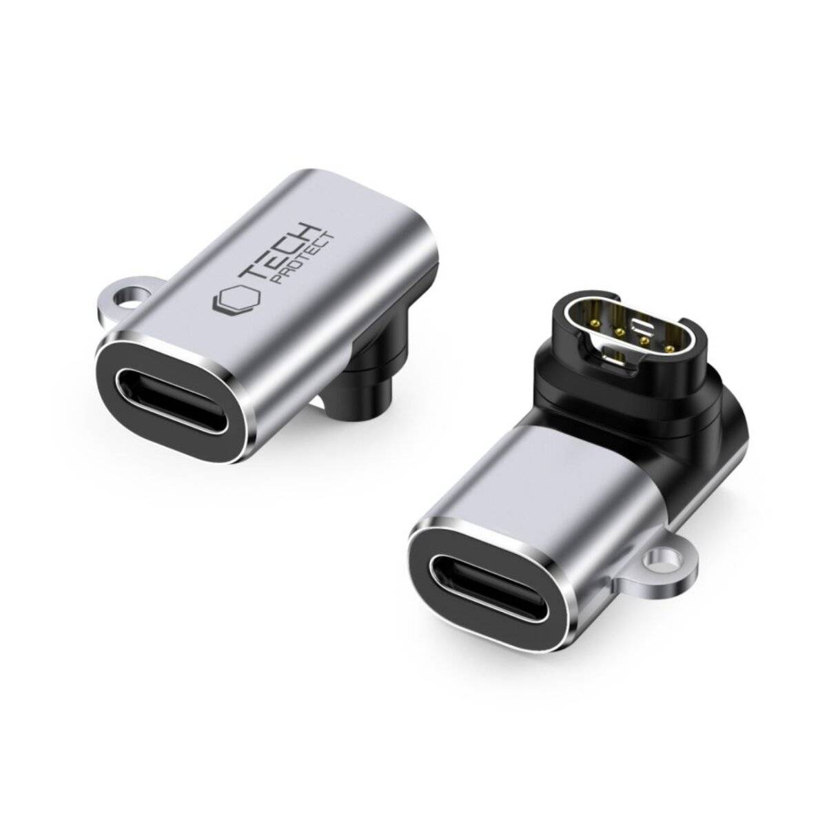 Tech-Protect Ultraboost USB-C Winkeladapter Garmin Watch - Grau