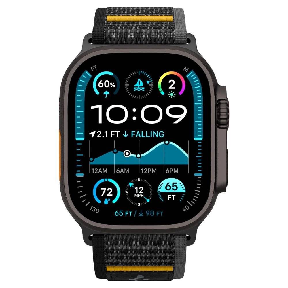 Spigen Athlex Air Strap Apple Watch 44 / 45 46 49 mm - Schwarz