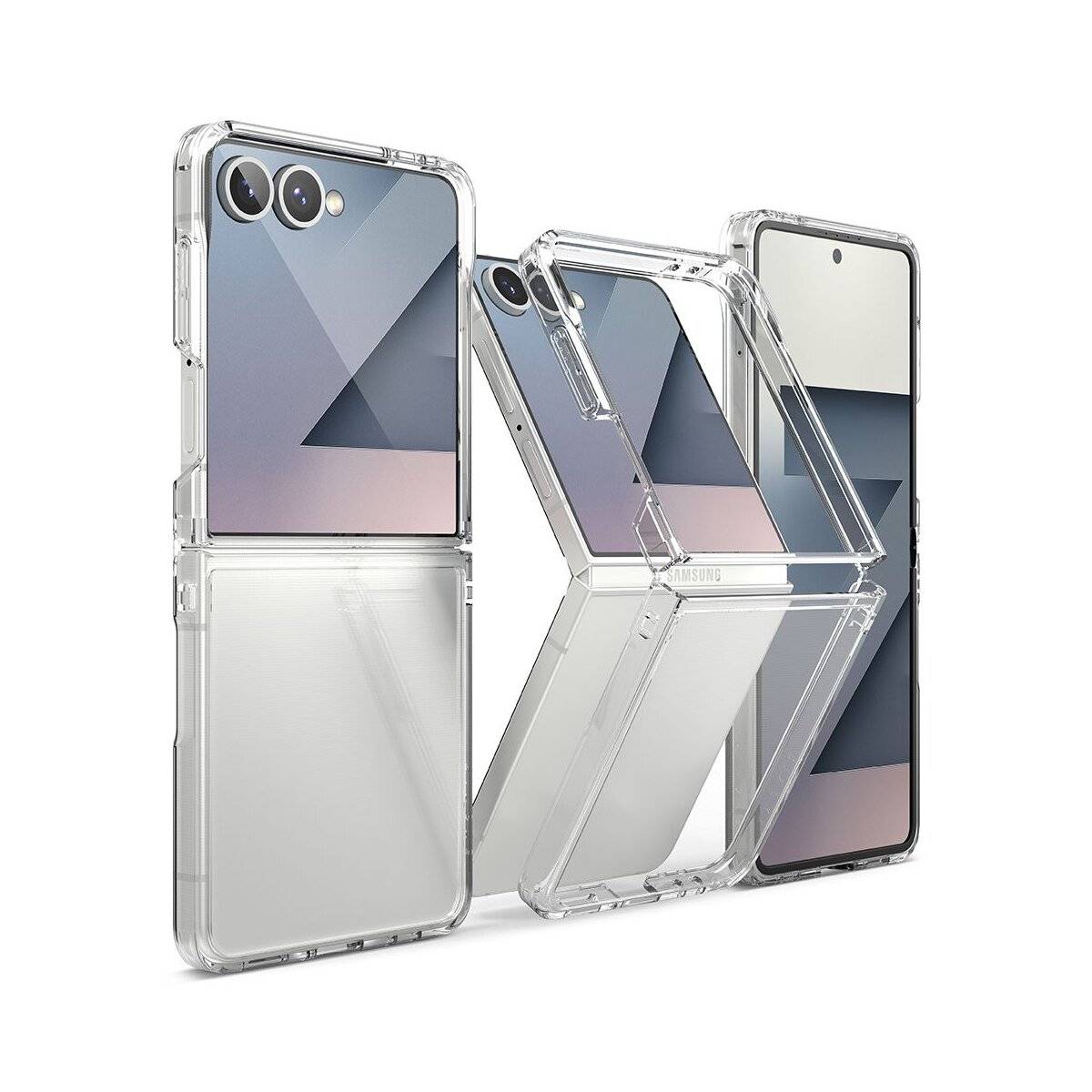 Ringke Fusion Hülle Kompatibel mit Samsung Galaxy Z Flip 7 Klar