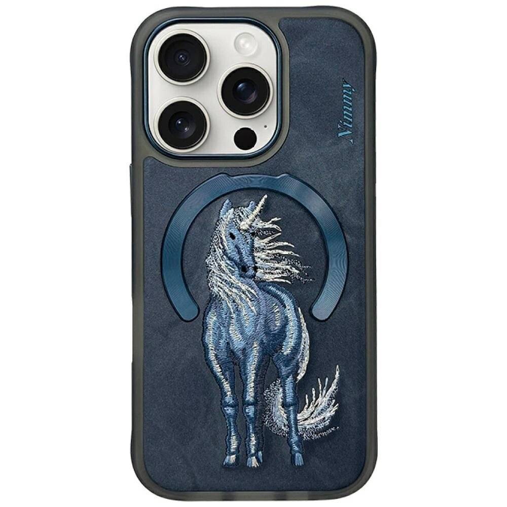 Nimmy Magnetic Fantasy Animal MagSafe Case iPhone 16 Pro - Blau
