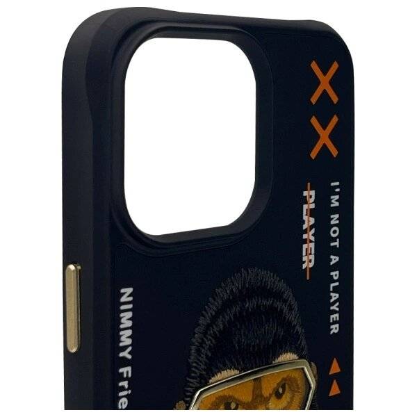Nimmy Cool&Cute 2.0 Monkey Case iPhone 15 Pro - Schwarz