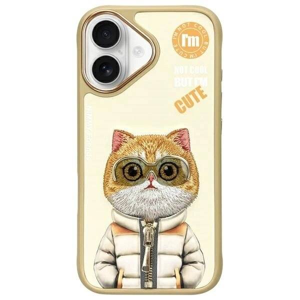 Nimmy Cool&Cute 2.0 Katzenhülle iPhone 16 - Grün