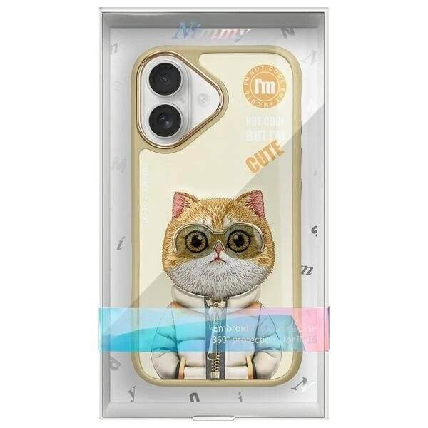 Nimmy Cool&Cute 2.0 Katzenhülle iPhone 16 - Grün