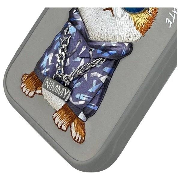 Nimmy Glasses Cool Cat Case iPhone 16 Pro Max - Grau