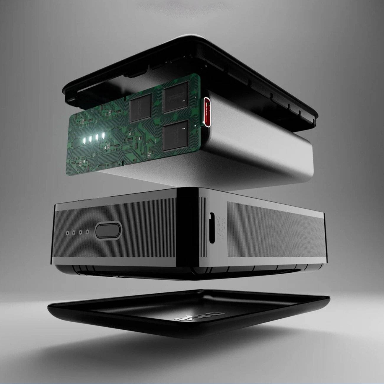 Powerbank SBS 20000mAh 65W PD AFC USB-C USB-A Laptop, Tablet, Smartphone - schwarz