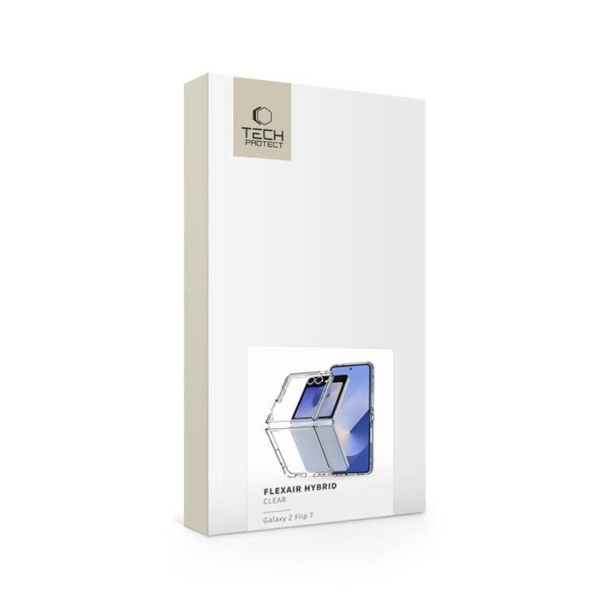 Tech-Protect FlexAir Hybrid Case Samsung Galaxy Z Flip 7 - Transparent