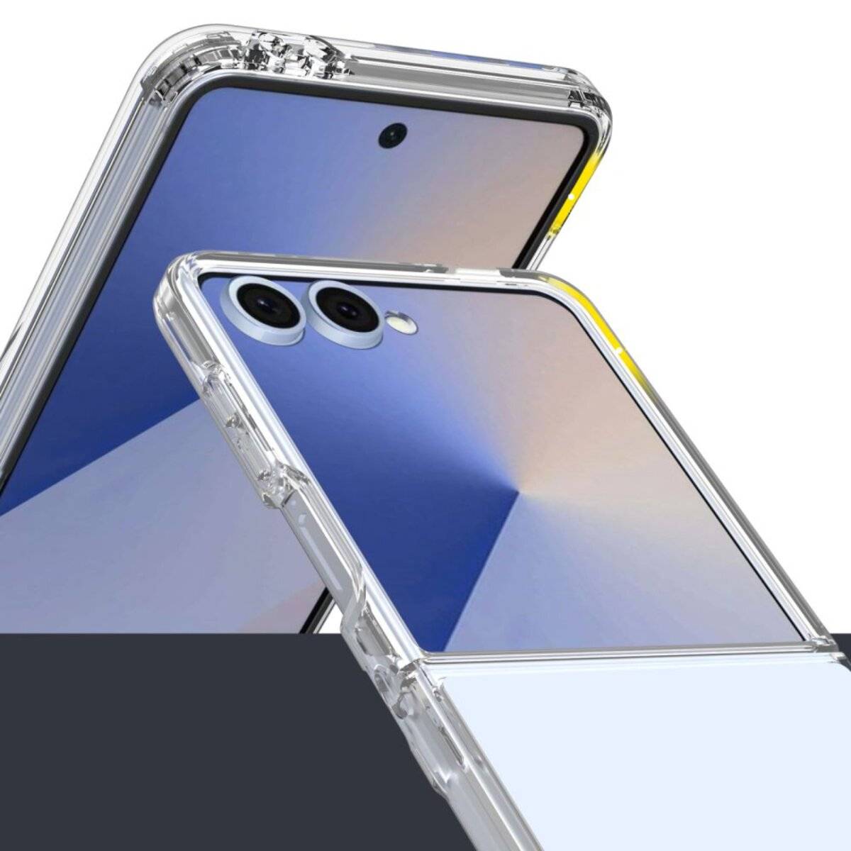 Tech-Protect FlexAir Hybrid Case Samsung Galaxy Z Flip 7 - Transparent