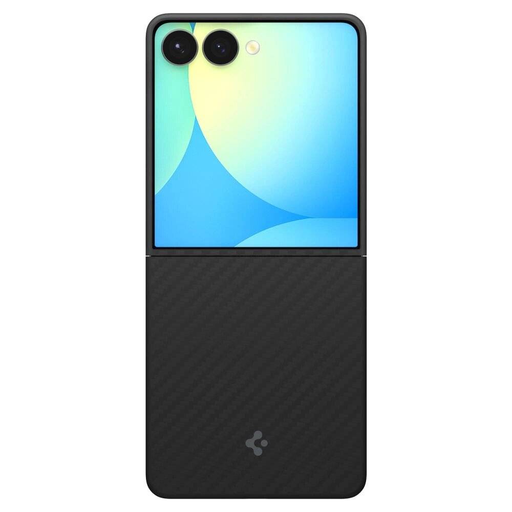 Spigen AirSkin Aramid Case Samsung Galaxy Z Flip 7 - Schwarz