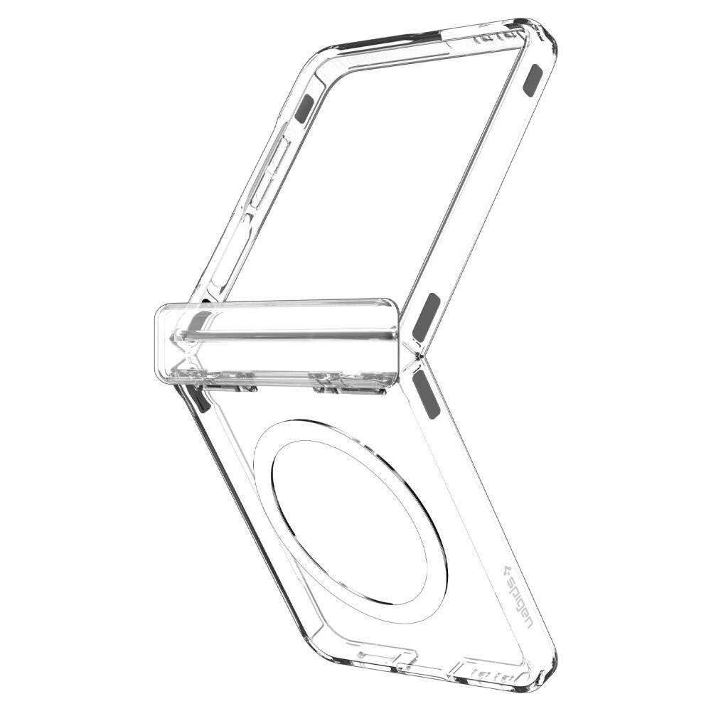 Spigen Ultra Hybrid Pro Mag MagSafe Case Samsung Galaxy Z Flip 7 - Klar Weiß