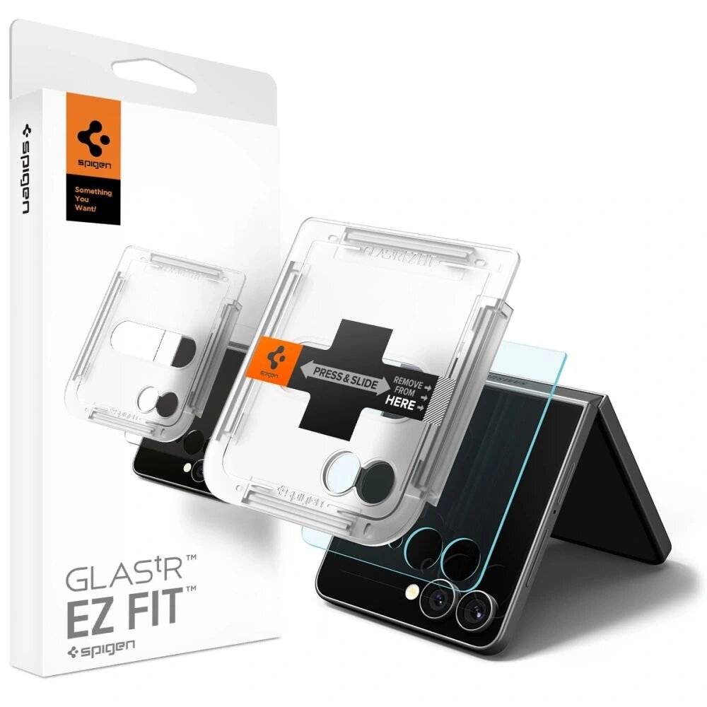 Spigen Glas.TR EZ Fit HD Schutzglas Displayschutzfolie Samsung Galaxy Z Flip 7 - Transparent