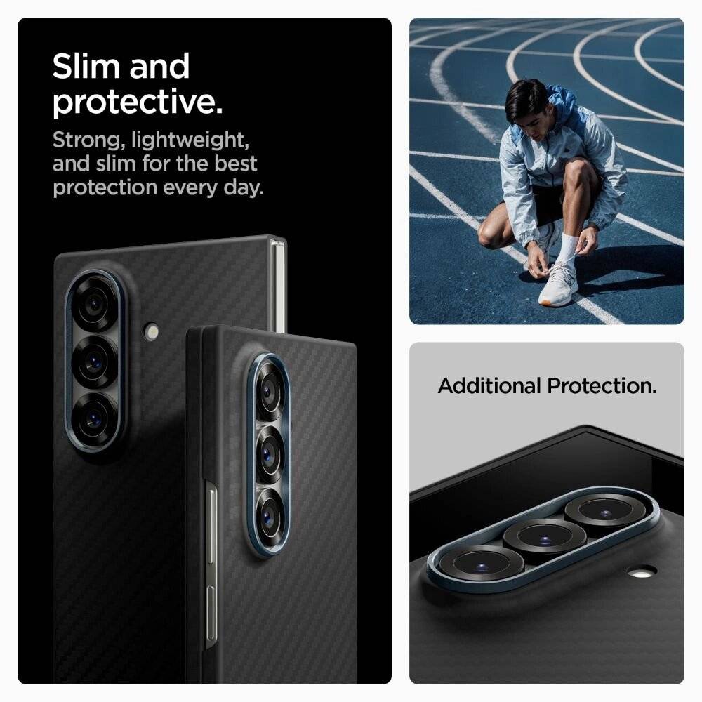 Spigen AirSkin Aramid Case Samsung Galaxy Z Fold 7 - Schwarz