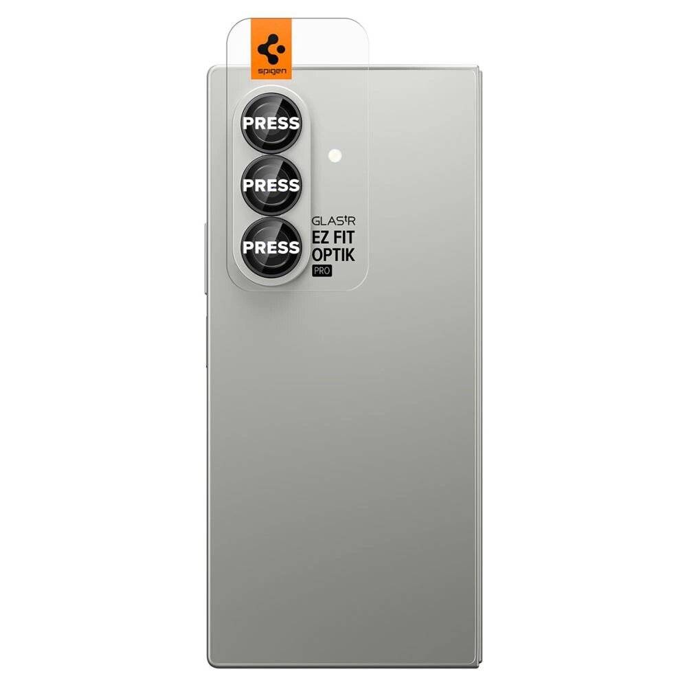 Spigen Optik Pro HD Glas.TR EZ Fit 2er-Pack Kameraschutz Samsung Galaxy Z Fold 7 - Schwarz